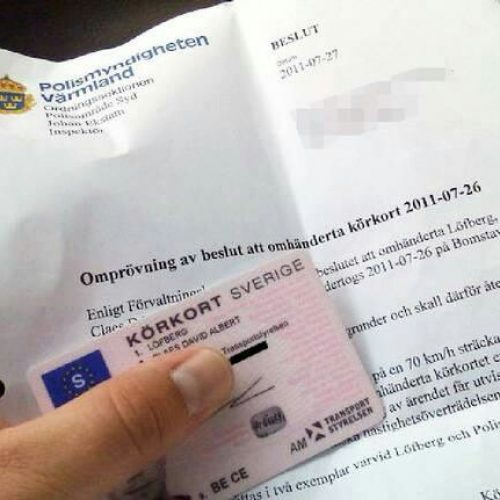 Köpa Registrerat körkort​